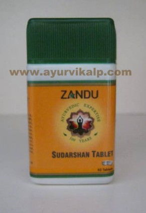 Zandu, SUDARSHAN TABLET, 40 Tablets, For Fever and Antimalarial